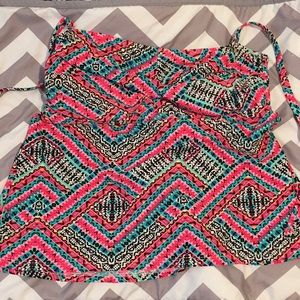 Tribal print tankini